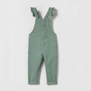 ZARA Kids Teal Overalls - Size: 18-24mo.